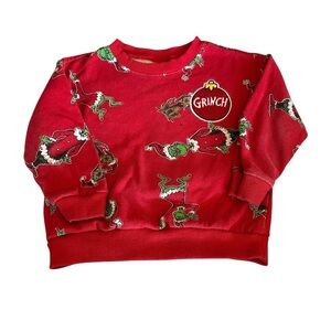 Kids Red Grinch Sweatshirt